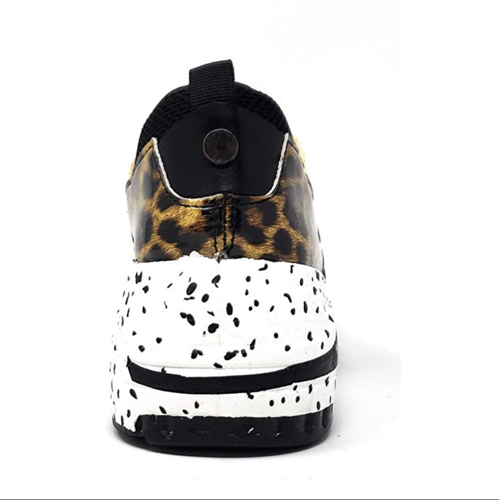 Yellow Platform Lace Up Sneakers - Picture 6 of 6